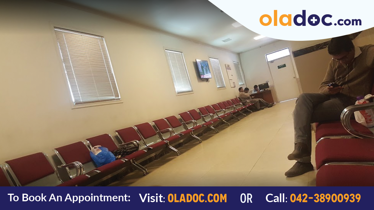 Waiting area at Doctors Hospital Lahore